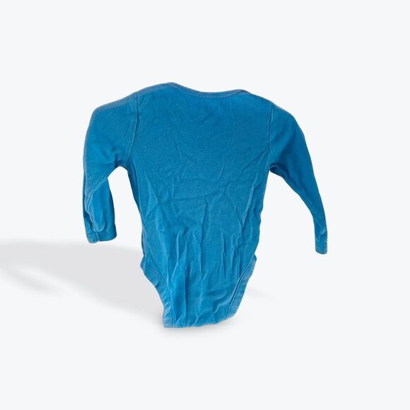 Preloved Blue Old Navy “Nap Time” Bodysuit Size 6-12 months - Picture 2 of 3